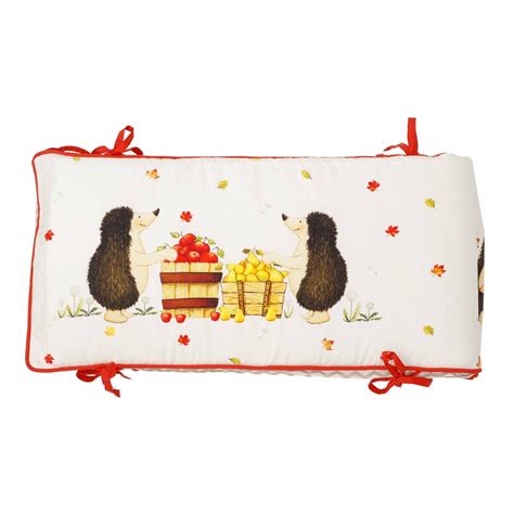 Hoggy the Hedgehog - Cot Bumper – snugglyspaces