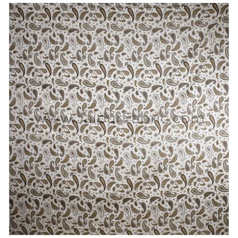Paisley Creamish Green 240 TC King Size Double Bedsheet – JaipurFabric®
