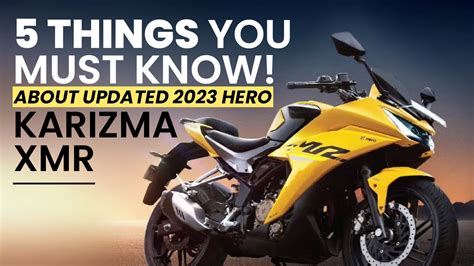 5 Things To Know About The 2023 Hero Karizma XMR