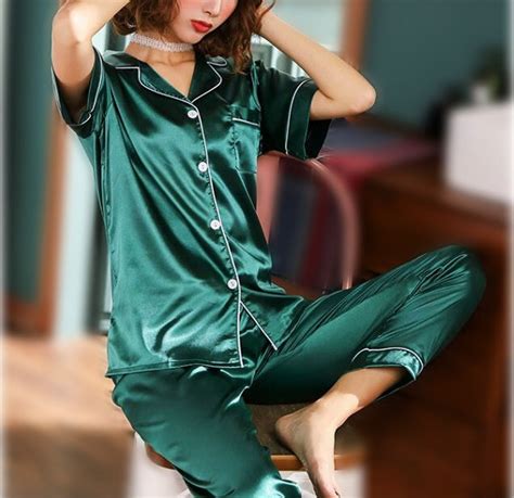 Emerald Green Pajama Set, Holiday Pjs, Christmas Gift, Bridesmaid ...