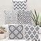 Buy STITCHNEST Cotton 100TC Cushion Cover, 16 x 16 Inches, Grey, Set of ...