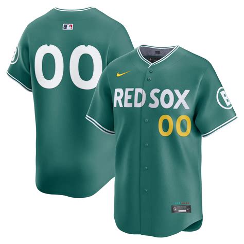Custom Boston Red Sox Green 2025 City Connect Limited Jersey