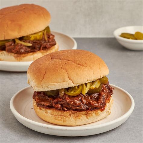 Shredded Beef Sandwiches Delicious Crockpot Shredded Beef Sandwich