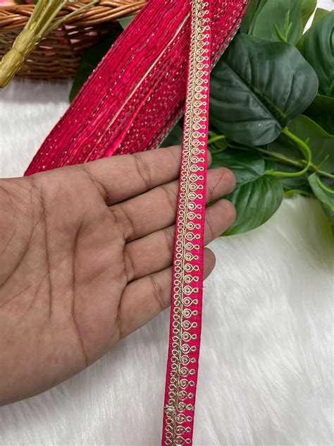 Embroidered Designer Lace - Indian Wedding Trims, Saree Border, Lace ...