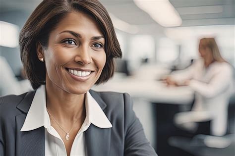 Businesswoman Sitting in Office Stock 的图像结果