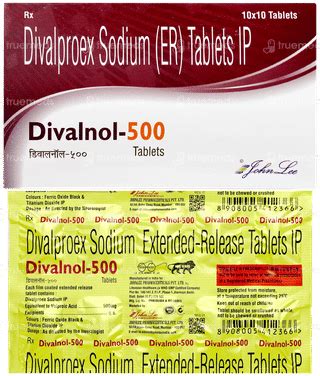 Divalnol 500 Tablet 10: Uses, Side Effects, Price & Substitutes