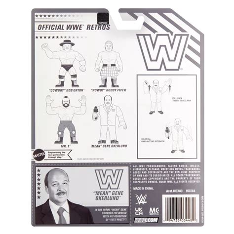 Buy WWE Retro Series 11 Mean Gene Okerlund Action Figure Online at ...