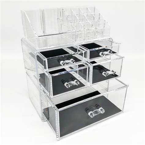 clear makeup organizer