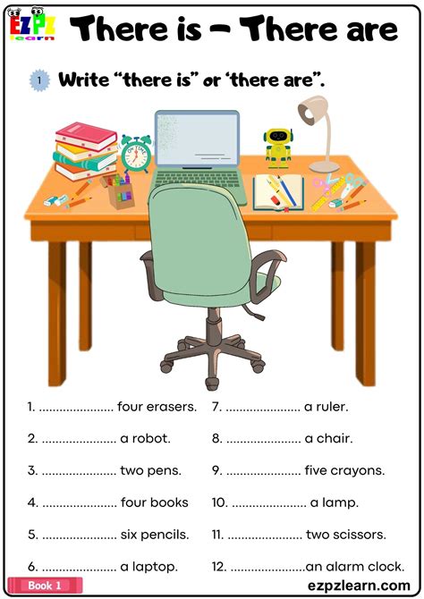 There is / There are Look at the Image and then Complete the Sentences ...