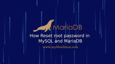 Image result for Reset Forgotten MySQL Root Password