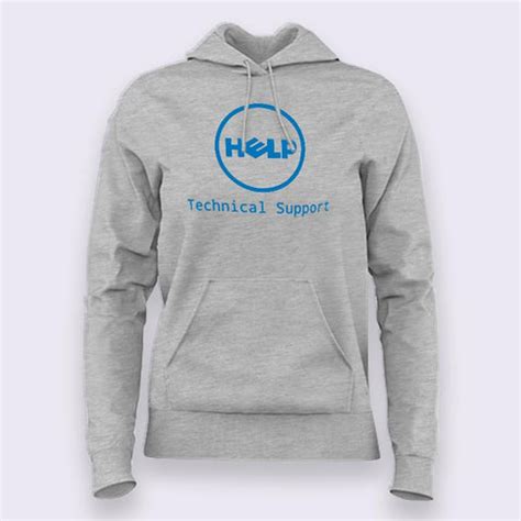 Funny Dell Parody Logo Computer Tech Support Hoodies For Women – TEEZ.in