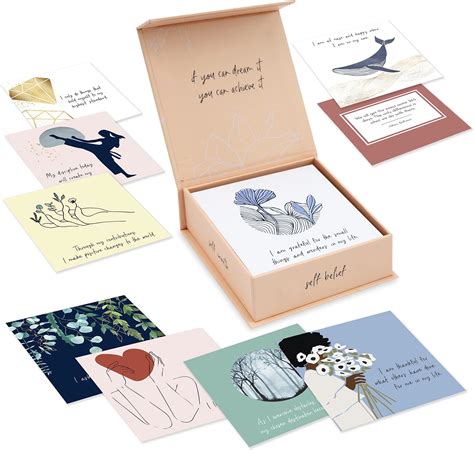 RYVE 52 Positive Affirmation Cards for Women – Mindfulness Prompts with ...