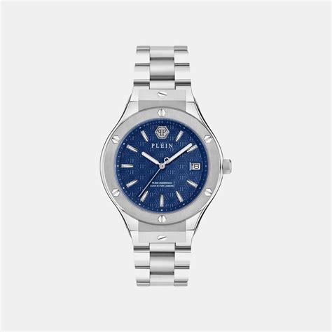 Men Quartz Blue Dial Analog Stainless Steel Watch PWUFA0425 – Just In Time