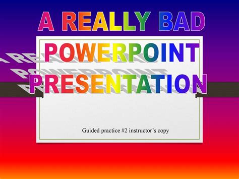 Image result for Example of Bad PowerPoint Teaching