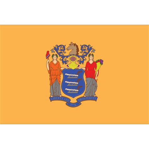Flag of New Jersey | New Jersey State Flag | Colonial Flag
