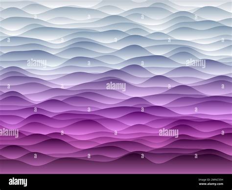 Abstract curves background. Smooth curves with gradients in blue and ...