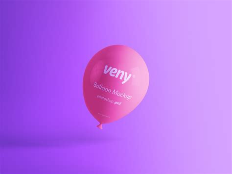 Balloon mockup PSD | Mockup World HQ