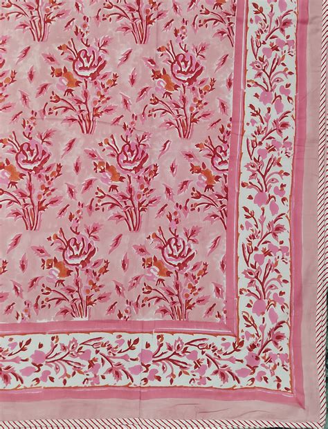 Hand Block Printed Cotton Single Dohar – Gulabchand Prints