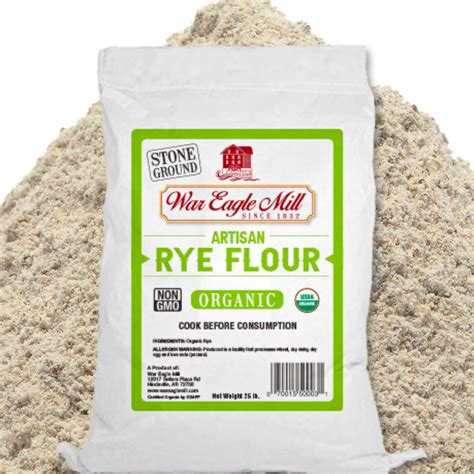 Amazon.com : War Eagle Mill 100% Organic, non-GMO, All Natural Rye ...