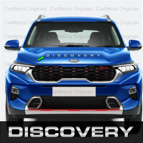 CarMetics DISCOVERY 3D Letters ( 3D Stickers 3D Logo 3D Emblem for KIA ...