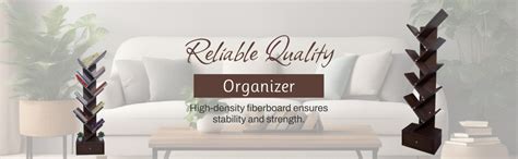 Tinbell® Wooden Bookcase for Home, Office and Library, Engineering Wood ...