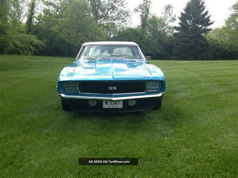 1969 Camaro Convertible Rs / Ss 396 / 350 Hp