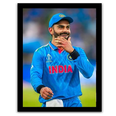 Virat Kohli: Cricket Icon Art Frame - 9x11 Inches - Celebrating ...
