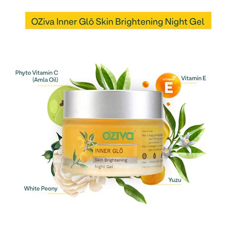 Oziva Inner Glo Skin Brightening Night Gel, 50 gm Price, Uses, Side ...