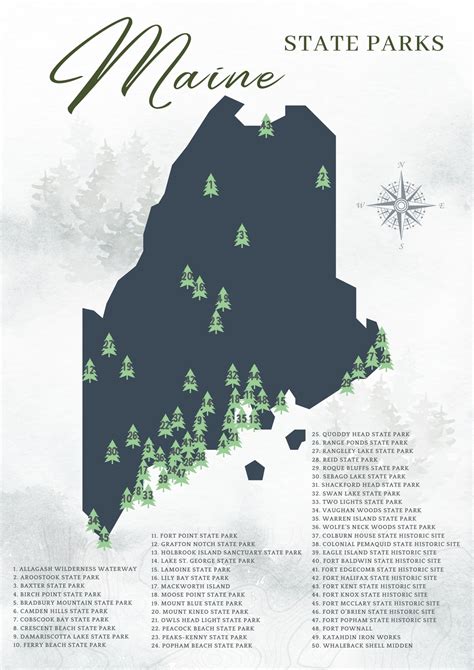 Maine State Park Map: Your Rugged Exploration Guide