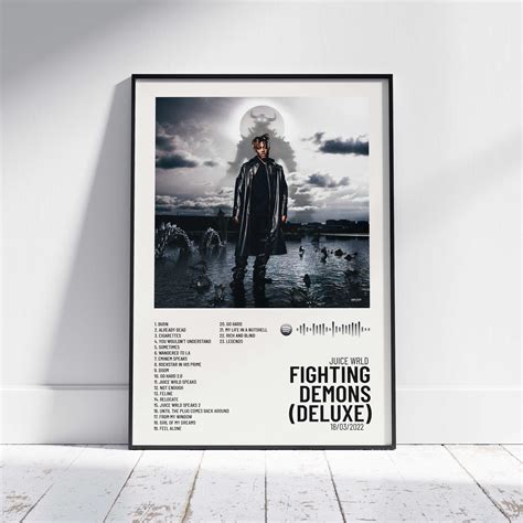 Fighting Demons (Deluxe) - Poster digital álbum Juice WRLD – Urban ...