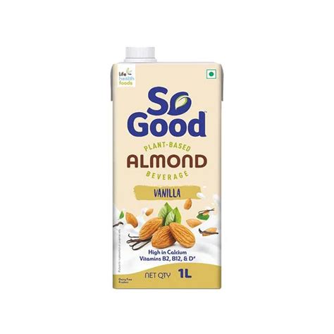 So Good Almond Vanilla 1L – Chennai Grocers- Everyday Gourmet
