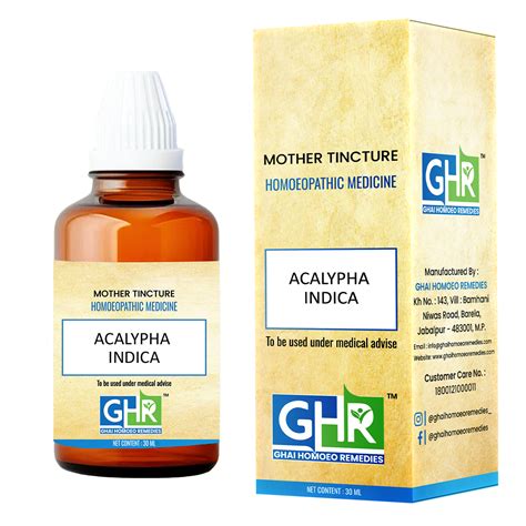 Acalypha indica – Ghai Homoeo Remedies