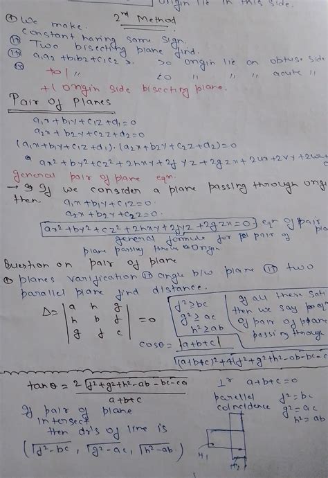 Pair of planes - Lectures notes - h Col netdence þays' all hesx o obtus ...