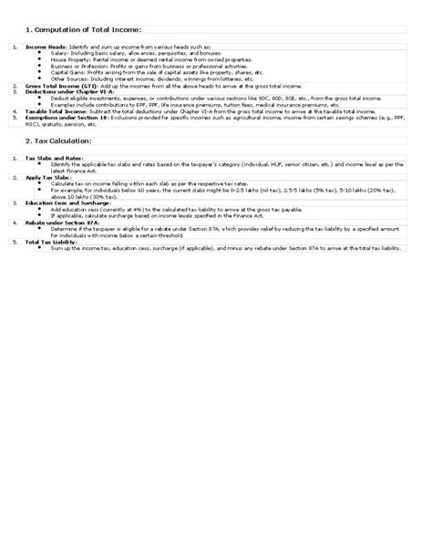 Computation of Total Income and Tax Liability - LAW OF TAXATION - Studocu