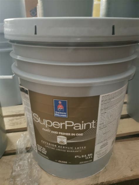 Sherwin Williams SuperPaint Paint and Primer One Gloss, Exterior ...
