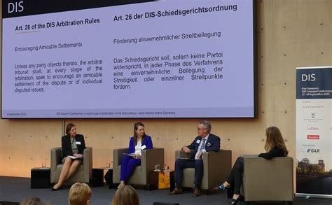 Deutsche Institution für Schiedsgerichtsbarkeit e.V. (DIS): DIS Autumn ...