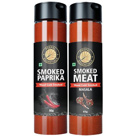 Peepal Essentials Smoky Combo, Smoked Meat And Smoked Paprika, Wood ...
