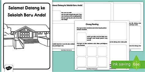 Editable Selamat Datang Ke Sekolah Baru Anda (teacher made)