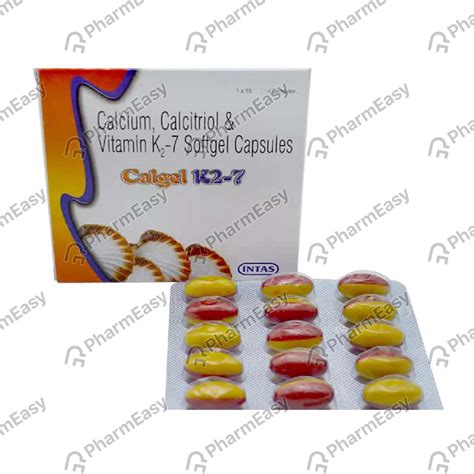 Calgel K2-7 Capsule: Uses, Side-effects, Price, Dosage & More Info ...