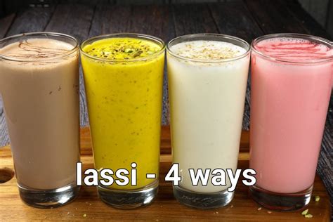 लस्सी रेसिपी | lassi in hindi | मीठे लस्सी - ड्राई फ्रूट्स, चॉकलेट और रोज