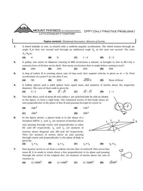 Image result for Examples of Rotational Dynamics Problems