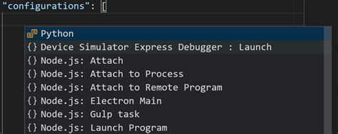 Vscode Python Debug Configuration 的图像结果