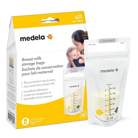 Medela Breast Milk Storage Bags, 25 Count : Amazon.in: Baby Products