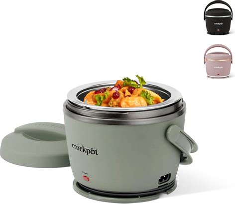 Amazon.com: Crock-Pot Crock Pot Lunch Warmer, Green, Stainless Steel ...