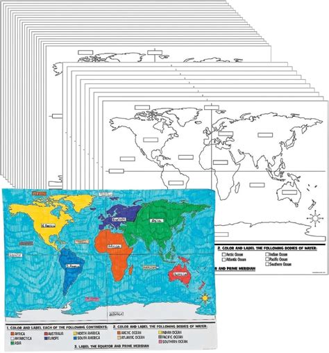 Color Your Own World Map 的图像结果