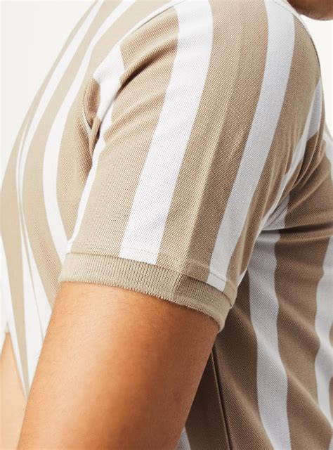 Buy Men Striped Slim Fit Polo T-shirt Online at just Rs. 699.0 ...