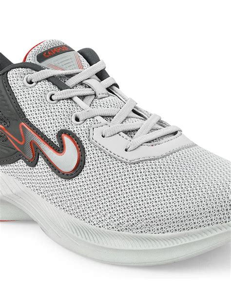 Buy Running Shoes For Men: Camp-Booster-L-Gry-Red | Campus Shoes