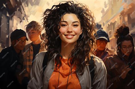 Premium AI Image | a group of people of different nationalities such as ...