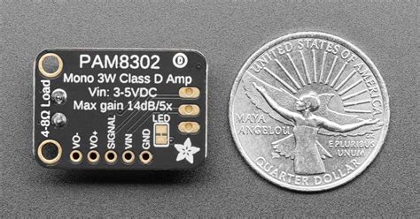 Adafruit PAM8302 STEMMA Mono 2.5W Class D Audio Amplifier | Thingbits ...