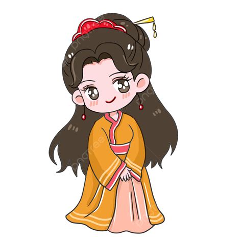 Q Version PNG Transparent, Q Version Cartoon Antique Character Hand Painted Elements, Original ...